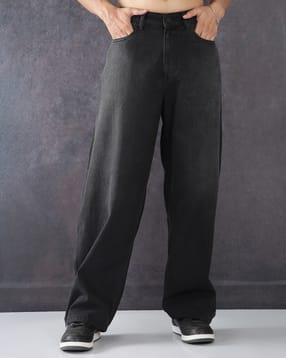 Shein Men Full Length Mid Wash Jeans-picture-52