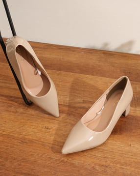 Shein Women Pointed Toe Slip-On Pump Heels-image-29