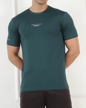 Shein Men Short Sleeve Typographic Chest Print Crew Tshirt-picture-41