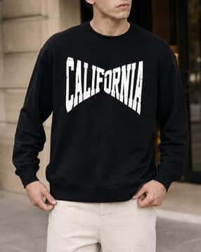Shein Men Typographic Chest Print Crew Sweatshirt-picture-37