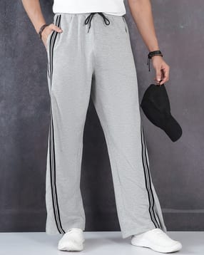 Shein Men Full Length Contrast Striped Track Pant-picture-34