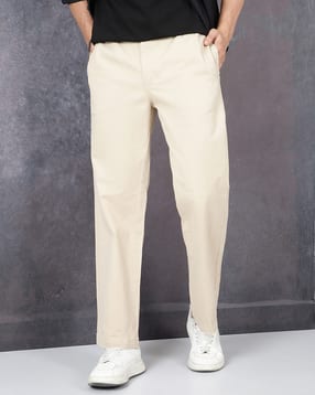 Shein Men Ankle Length Semi Elasticated Waist Pleated Pant-picture-37