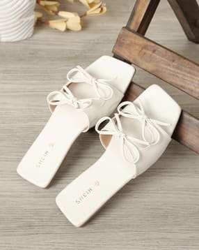 Shein Women Multi Strap Bow Design Slip On Flat Sandals-picture-13