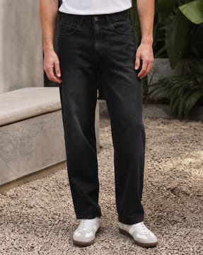 Shein Shein Men Full Length Mid Wash Jeans