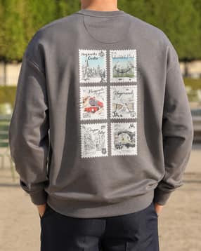 Shein Men Full Sleeve Harry Potter Back Print Sweatshirt-image-44