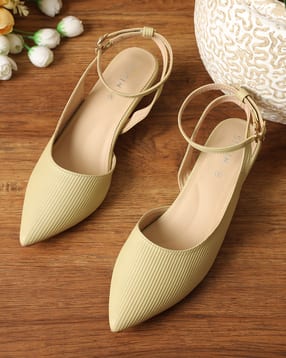Shein Women Pointed Toe Slingback Style Kitten Heel Sandal-picture-21