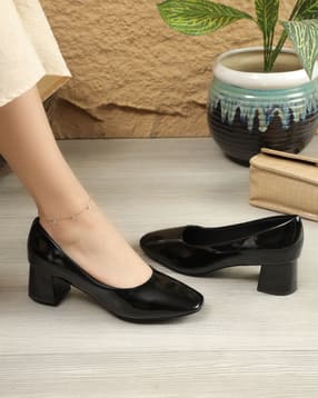 Shein Women Square Toe Pump Style Block Heel Sandals-image-21