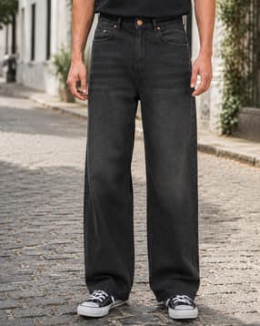 Shein Men Full Length Mid Wash Jeans-picture-39