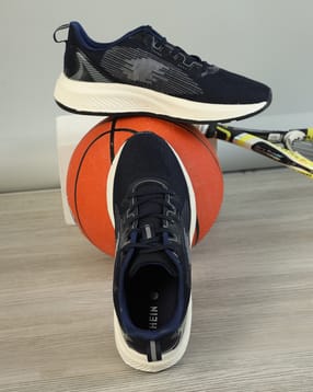 Shein Men Lace Fastening Mesh Detail Running Shoes-image-26