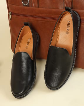 Shein Men Low Top Round Toe Slip On Loafers-picture-14