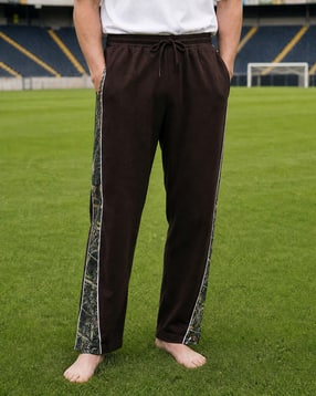 Shein Men Ankle Length Side Contrast Panelled Trackpant-picture-32