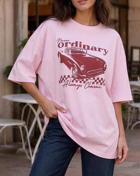 Shein Drop Shoulder Graphic Chest Print Crew Tshirt-picture-30