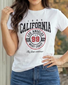 Shein Short Sleeve Typographic Chest Print Crew Tshirt-picture-15