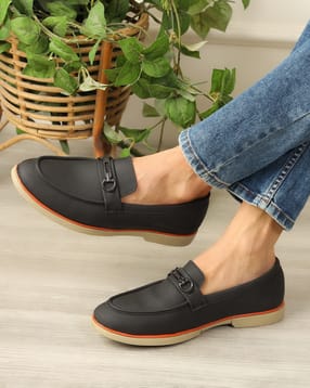 Shein Men Round Toe Horsebit Strap Loafers-picture-23