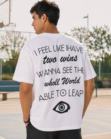Buy White Tshirts for Men by Shein Online | sheinindia.in