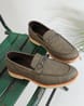 Buy Shein Olive Casual Shoes for Men Green - Image 1
