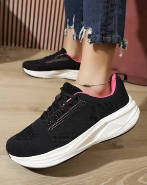 Shein Shein Women Lace Fastening Self-Designed Running Shoes