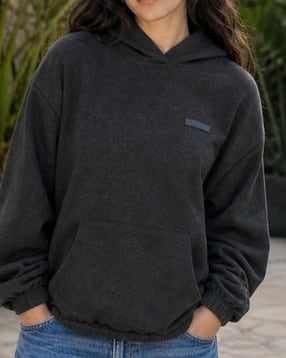 Shein Women Drop Shoulder Patch Detail Hoodie With Pocket-picture-12