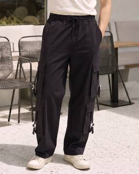 Shein Men Elasticated Drawstring Waist Cargo Pant-picture-43