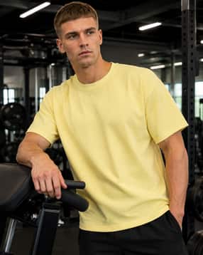 Shein Men Medium Length Short Sleeve Textured Crew Tshirt-picture-37
