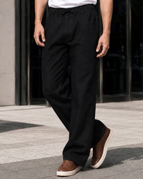 Shein Men Ankle Length Elasticated Drawstring Waist Pant-picture-5