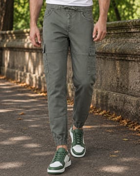 Shein Shein Men Ankle Length Cargo Style Clean Wash Joggers Jeans