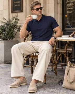 Shein Shein Men Short Sleeve Self Designed Polo Tshirt