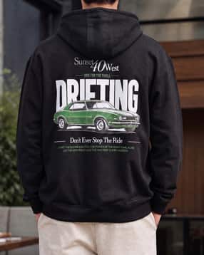 Shein Men Full Sleeve Graphic Back Print Hoodie With Pocket-picture-25