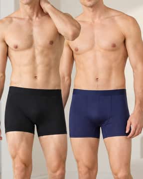 Shein Shein Men Combo Of 2 Elasticated Waist Trunks