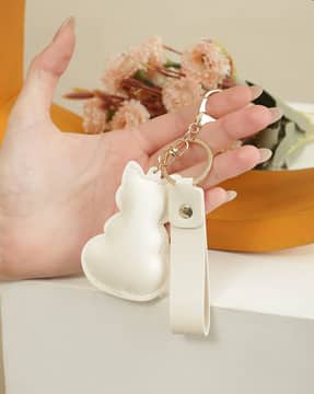 Shein Shein Women Cat Shaped Bag Charm With Wristlet Strap