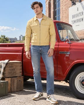 Shein Men Spread Collar Full Sleeve Trucker Jacket-picture-22