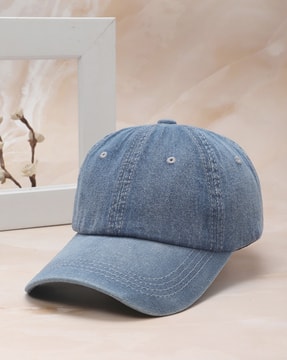Shein Shein Men Denim Style Baseball Cap With Adjustable Back Strap