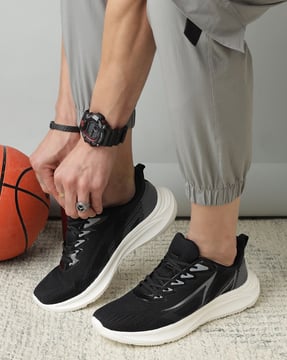 Shein Shein Men Lace Fastening Self Designed Running Shoes